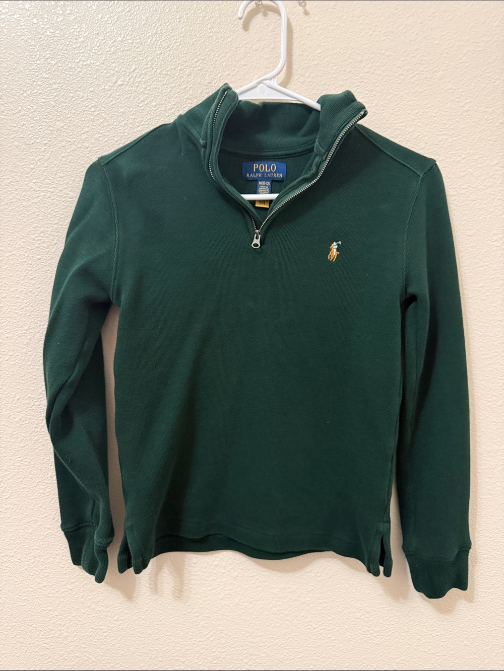Polo by Ralph Lauren Dark Green Quarter-Zip Pullover